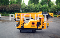 Mini-grue hydraulique mobile, grue araignée, élévateurs de chantier pour levage en intérieur