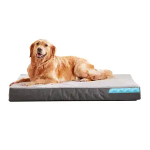 PET Orthopaedic Memory Foam Hunde bett Große Plüsch wasch bare Abdeckung und wasserdichte Futter Hunde box für große mittelgroße Hunde (XL)