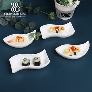 Assiette trempette <span class=keywords><strong>en</strong></span> <span class=keywords><strong>verre</strong></span> opale blanche de qualité alimentaire 5.5 pouces bol <span class=keywords><strong>en</strong></span> <span class=keywords><strong>verre</strong></span> opalware trempé assiette à collation pour la maison hôtel - Product Image 5