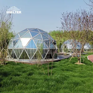 Сборный 4 сезона отель сад Алюминиевый Каркас Стеклянные дома передвижные купольные солярии