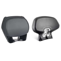 Coussin de soutien dorsal pour passager en cuir PU pour scooter Zontes - Marque Mingzhen, couleur noire, garantie 1 an