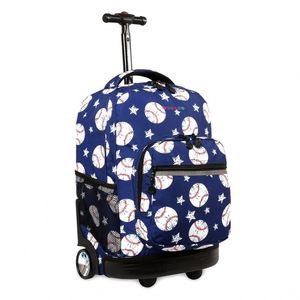 Free sample Women's Rolling <b>Backpack</b> with <b>Wheels</b> for Laptops and Business <b>Backpacks</b> and Carry-On Tolly Bags - Product Image 3