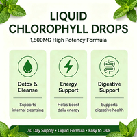 Gouttes de chlorophylle OEM, compléments naturels, chlorophylle liquide végétalienne, perte de poids, soutien digestif