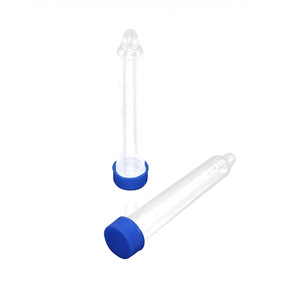 Tube à sédiments urinaires à bouchon vissé, 12 ml, tube à essai en plastique pour analyse d'urine - Product Image 1