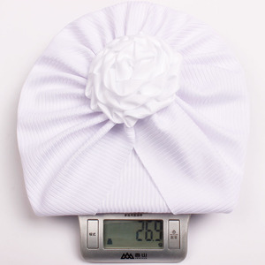 <span class=keywords><strong>Turban</strong></span> solide et mignon pour bébé, bonnet respirant, nouveau-né, élastique - Product Image 6