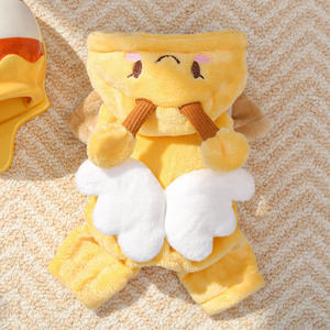 เสื้อกันหนาวสัตว์เลี้ยงแบบสี่ขา ลายผึ้ง ผ้าถักนุ่ม อุ่นสบาย สำหรับสุนัขและแมว ใส่ได้ทั้งชายและหญิง เหมาะสำหรับฤดูใบไม้ร่วงและฤดูหนาว - Product Image 2