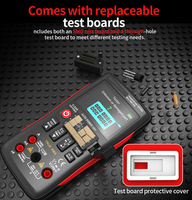 25000 Counts True RMS Digital Multimeter 2 in 1 LCR Transistor Tester 2.4 Inch TFT Display for MOSFET Diode Capacitor Resistor