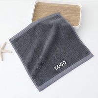 Hot Sale Custom Embroidery Logo Cotton Towels Soft Towel Nail Beauty Hair Salon Spa Gift Hairdresser Face Hand Professional