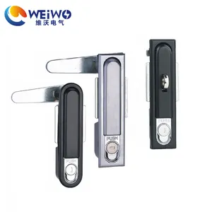 Key Electrical Door Box Plane Board Push Button Cabinet Flush Latch Rod Control Panel Lock swing handle panel lock with key