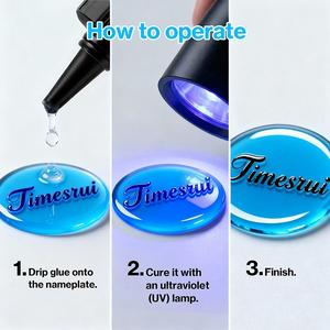 TIMESRUIi Resina Epossidica per Doming Senza Bolle - Cristallina e Resistente all'Ingiallimento per Gioielli, Portachiavi, Artigianato e Decorazioni - Product Image 4