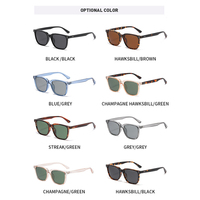 Lunettes de soleil polarisées tendance à monture carrée, protection UV, pour hommes et femmes – Meilleures ventes transfrontalières