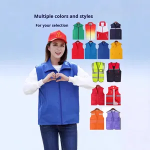 <span class=keywords><strong>Gilet</strong></span> en polyester réfléchissant avec logo personnalisé pour vêtements de travail, événements et usage quotidien - Product Image 3