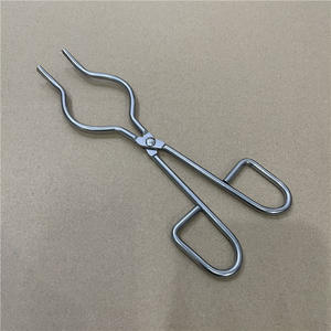 ที่คีบเซรามิกทนความร้อนสูง โรมิ  ที่คีบครูซิเบิลสแตนเลสหนา  และที่คีบไฟ  ที่คีบบีกเกอร์เคมี - Product Image 1