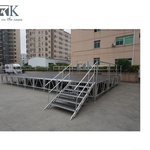 Lightweight Aluminium Alloy Portable Stage Platform Truss Stage with Custom Dimensions for Indoor Outdoor Events - Product Image 3