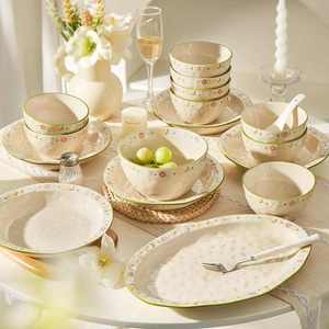 Factory Supply Hot Sale Ceramic French Tableware French Embossed Luxury Ceramic Tableware <b>Set</b> - Product Image 4