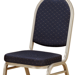 Free sample cheap stackable hotel wedding used aluminum gold banquet chairs for sale