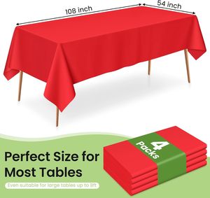 Custom Printed Modern Joyous Pattern Disposable Waterproof Oilproof Square 100% Polyester <b>Tablecloth</b> Handmade - Product Image 6