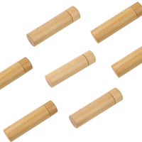 Tube d'inhalation en bambou écologique Emballage Dropshipping Diffuseur Huile essentielle d'aromathérapie Bouteille stylo