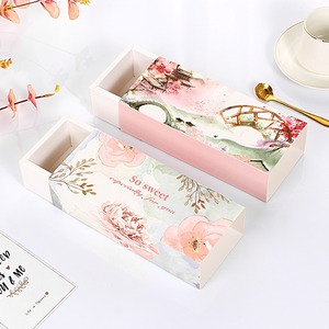 Tùy chỉnh in ấn ngăn kéo Quà Tặng boxs thiết lập với tay Quà tặng Túi xách bao bì Cookie Đóng gói hộp cho bánh - Product Image 3