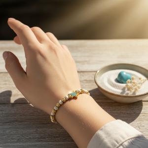 Fashion Charm Evil Eye Perlé pour Bracelet - Product Image 3