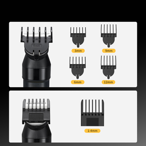 Kit de <span class=keywords><strong>toilettage</strong></span> tout-en-un, tondeuse à cheveux sans fil pour barbier, tondeuse corporelle, tondeuse à barbe électrique professionnelle, <span class=keywords><strong>rasoir</strong></span>, tondeuse pour l'aine - Product Image 3