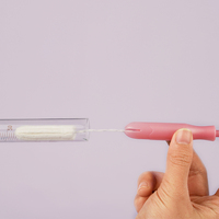 Prix de gros, tampons applicateurs jetables pour femmes, en coton naturel super doux, personnalisés