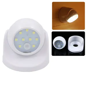 Adjustable Angel Portable Wall Lamp 9pcs 5050 SMD LED Light Outdoor LED Motion Sensor Night Light