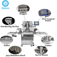 Nouvelle machine à encruster électrique multifonctionnelle LongYu Daifuku Mochi, haute capacité, 220V, pour l'industrie alimentaire, crème, confiture, encrustage alimentaire