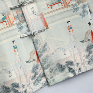 <span class=keywords><strong>เสื้อ</strong></span>เชิ้ตผู้<span class=keywords><strong>ชาย</strong></span>สไตล์ลำลอง แขนสั้น ระบายอากาศดี <span class=keywords><strong>คอ</strong></span>ตั้ง ติดกระดุมแบบเกลียว ลายแจ็คการ์ด งานฝีมือ<span class=keywords><strong>จีน</strong></span> <span class=keywords><strong>ไซส์</strong></span><span class=keywords><strong>ใหญ่</strong></span> สีแทน - Product Image 4