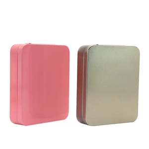 Заводской поставщик, пищевые металлические банки для конфет, печенья, жестяная банка с окном, прямоугольная жестяная коробка с откидной крышкой - Product Image 3