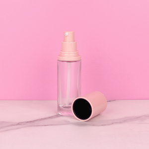 skincare packaging luxury foundation glass bottle 30ml cosmetic jar glass cosmetic packaging matches in glass jar