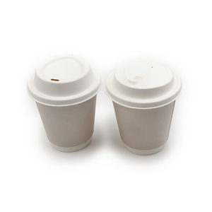 Gran oferta, tazas individuales desechables de papel artesanal blanco biodegradable de 16oz, tazas de café de papel de pared única de 12Oz, taza de <span class=keywords><strong>agua</strong></span> - Product Image 4