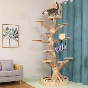 <span class=keywords><strong>Arbre</strong></span> à <span class=keywords><strong>chat</strong></span> en sisal Dongma style mignon avec jouets intégrés, griffoir, jouet interactif et structure d'escalade - Schéma d'installation - Product Image 6