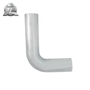 Customized aluminum bend tube round alloy grey 90 degree