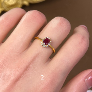 <span class=keywords><strong>Anello</strong></span> con <span class=keywords><strong>Rubino</strong></span> <span class=keywords><strong>Naturale</strong></span> in Argento Sterling 925 per Donne, Pietra Portafortuna di Luglio, Gioiello Raffinato con Gemma Rossa, Regalo di Lusso per Matrimonio e Fidanzamento - Product Image 4