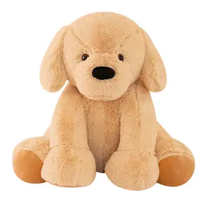 Factory Sale 40cm Lovely Dog Plush Sleeping Pillow Soft Puppy Stuffed Animal Plush Doll Golden Retriever Plushie Toy