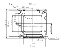 Ventes chaudes Obturateur thermique mécanique pour détecteur thermique 640x512 640x480 pixels 12-17um Étalonnage de l'inégalité