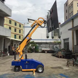 Thiết Bị Nâng Cửa Sổ Kính Bánh Xe Di Động 400Kg Robot Nâng Tấm Kim Loại Hỗ Trợ Xử Lý Chân Không