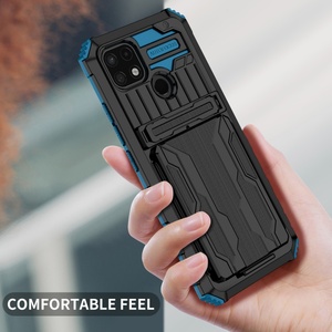 Funda Protectora para Teléfono REALMEC35, Diseño de Armadura, Resistente a Impactos, TPU y PC Sólidos, con Ranura para Tarjetas y Soporte Invisible, Gran Venta - Product Image 3