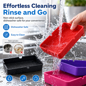 Silicone <b>Ashtray</b> Outdoor Lightweight Heat-Resistant Ash Tray Outdoors <b>Ashtray</b> Factory Customization and Wholesale - Product Image 4