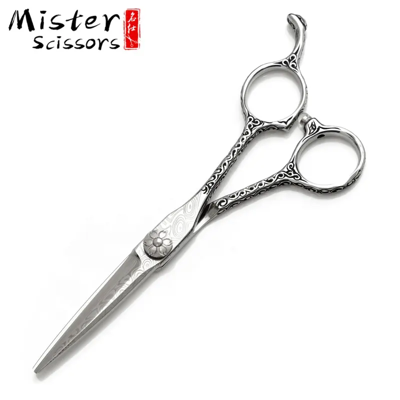 SUS440C Damascus Pattern Professional Hair Cutting Scissors 5.5 zoll