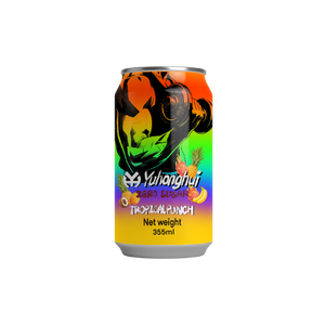 Bebida Tropical Punch Sin Azúcar de 355 ml, Suministro de Fábrica, Paquete Personalizado, Bebidas Refrescantes con Sabor Natural a Frutas Tropicales - Product Image 1