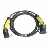 Câbles de charge rapide pour véhicules électriques 16A IEC62196 T2-T2, câble de chargeur EV