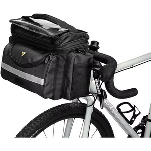 Muestra gratuita: Bolsa para bicicleta impermeable con accesorios para manillar, bolsas para bicicleta con bolsillo frontal superior y tubo frontal para rueda. - Product Image 2