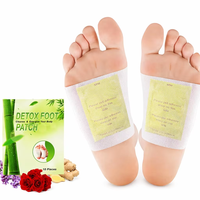 Patchs Détoxifiants Naturels aux Herbes pour les Pieds, Tampons au Vinaigre de Bambou, Soins des Pieds pour la Relaxation, Soulagement de la Fatigue, Soutien au Sommeil, Boîte Personnalisée