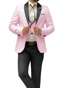 批发婚礼男士西装燕尾服新郎礼服修身三件套男士礼服男装 3 件套 - Product Image 4