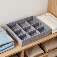 Plateau de rangement en feutre robuste personnalisé, empilable et multi-usage, idéal pour le bureau et la maison – Vente directe usine