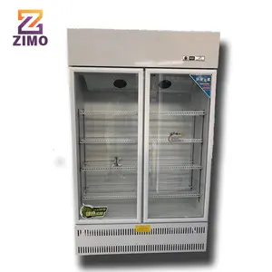 超市商用玻璃门冰柜饮料冷却器可口可乐冷水机可乐空气冷却器百事饮料展示冰箱