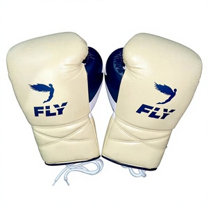 Guantes de Boxeo Personalizados Unisex Fly Sanda, de Cuero Genuino, con Cordones, Correa de Muñeca Ajustable, Agarre Antideslizante, Transpirables, para Boxeo Completo - Product Image 1