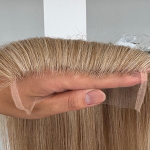 Topper de Cabello Humano Liso con Encaje HD 5x5 para Mujer, Nudos Invisibles, Cobertura Completa, Cuero Cabelludo Natural - Product Image 2
